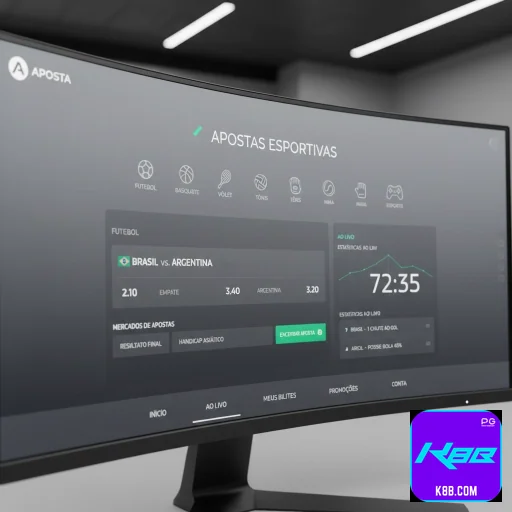 Tela segura do k8b.com com suporte rápido